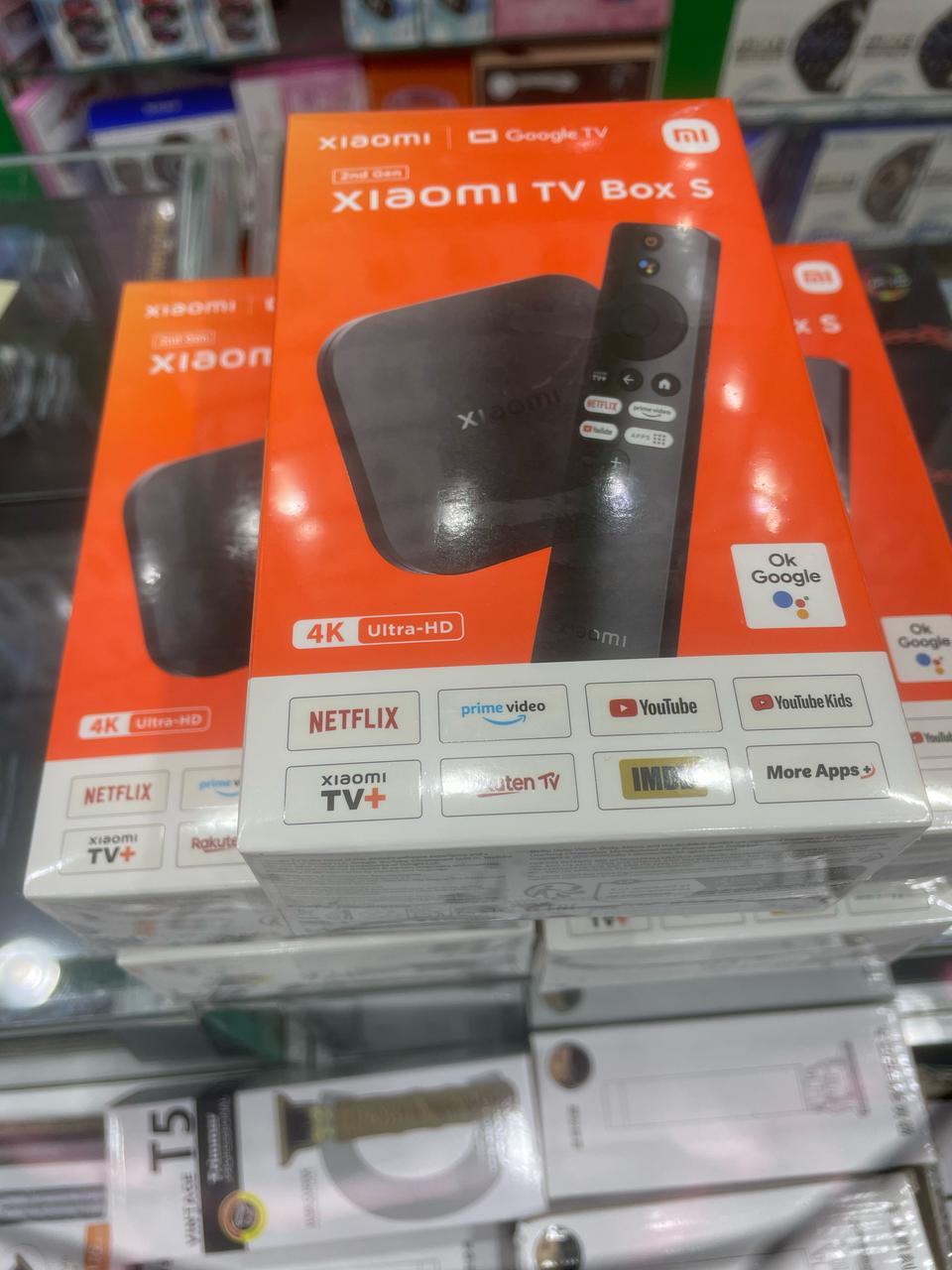 Xiaomi Mi TV Box S 2ème Génération 4k Ultra HD Android TV Streaming Lecteur Média - Bamako Gadgets