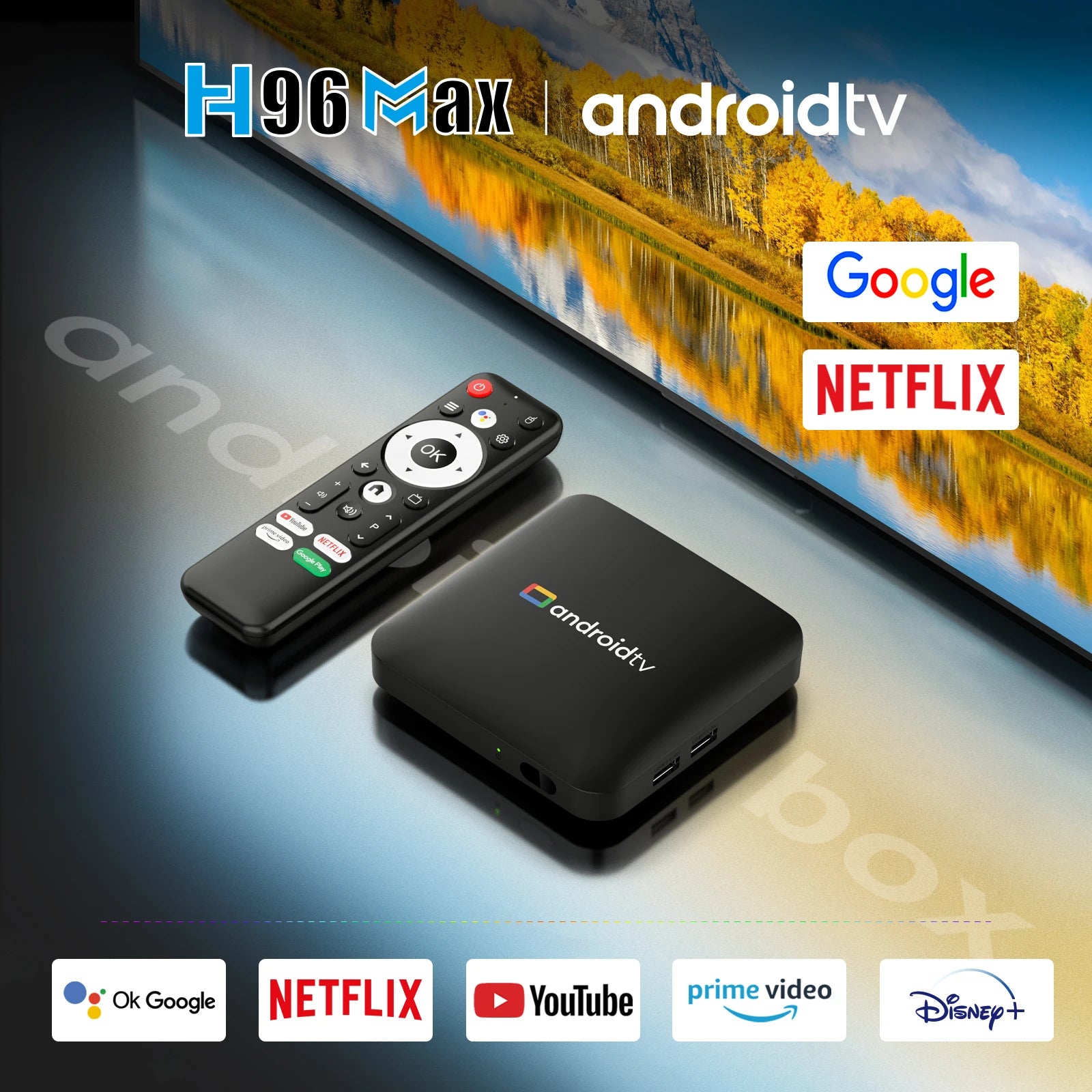 H96 Max TV Box 2025 plus récent lecteur multimédia Amlogic S905L3 4K UHD Android 14 décodeur d'origine - Bamako Gadgets