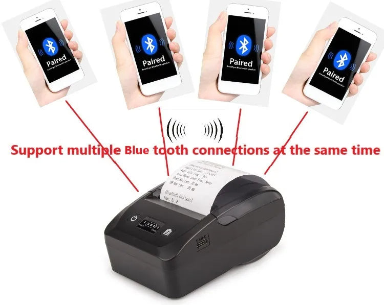 Mini Imprimante Thermique Portable Batterie lithium intégrer BBT-581