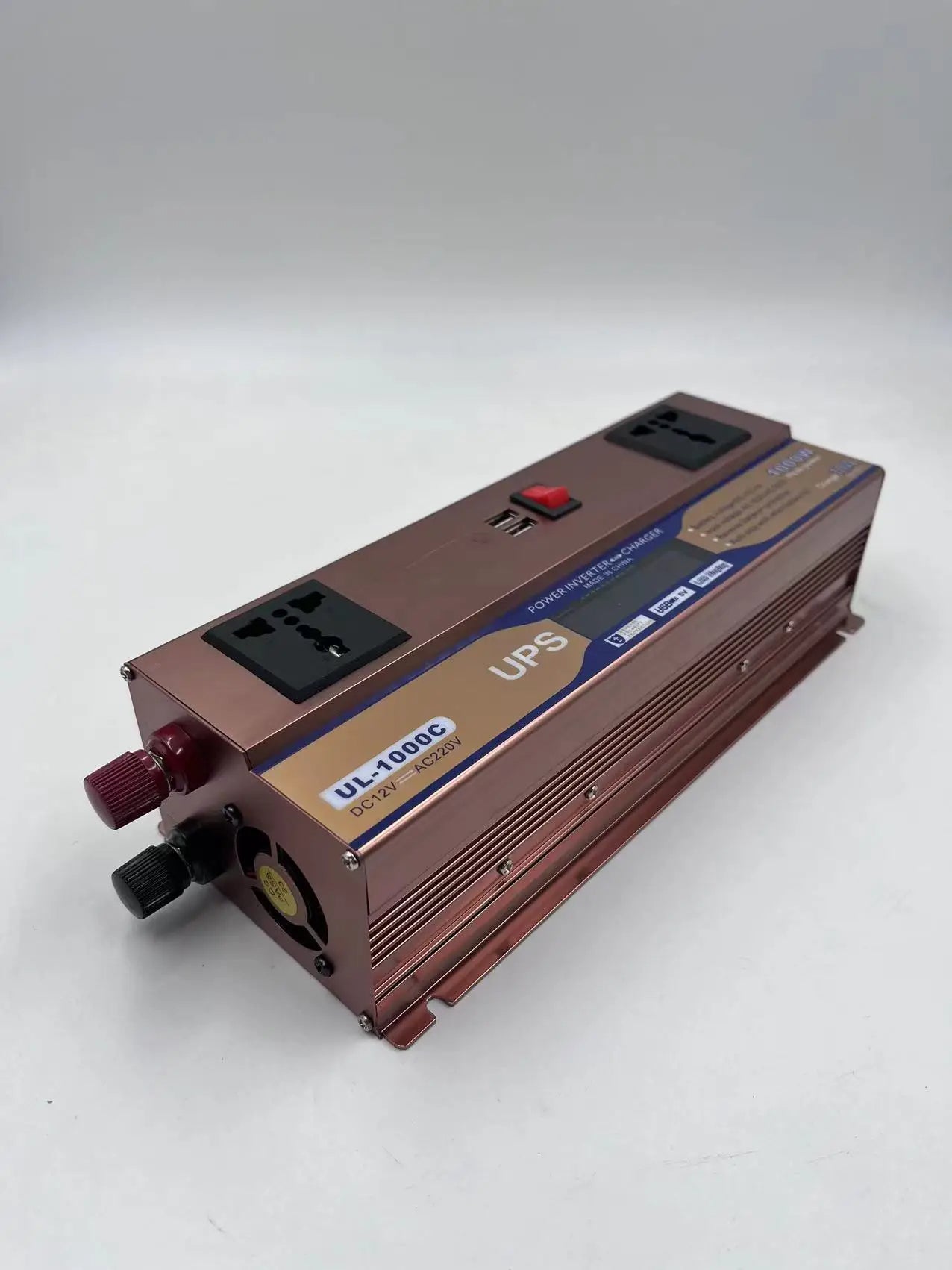 Convertisseur UPS, onduleur 2000W, fonction chargeur de batterie 12V