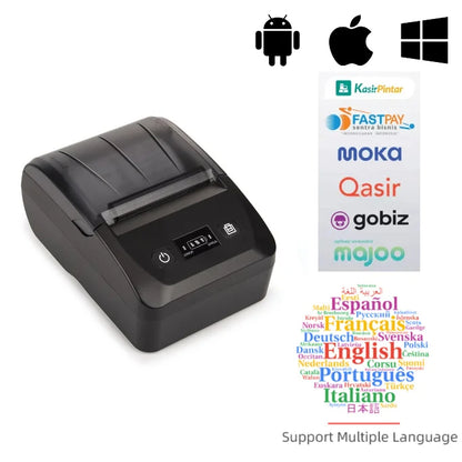 Mini Imprimante Thermique Portable Batterie lithium intégrer BBT-581