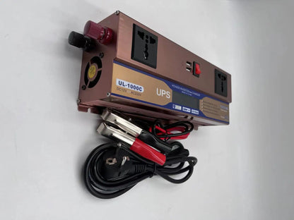 Convertisseur UPS, onduleur 2000W, fonction chargeur de batterie 12V