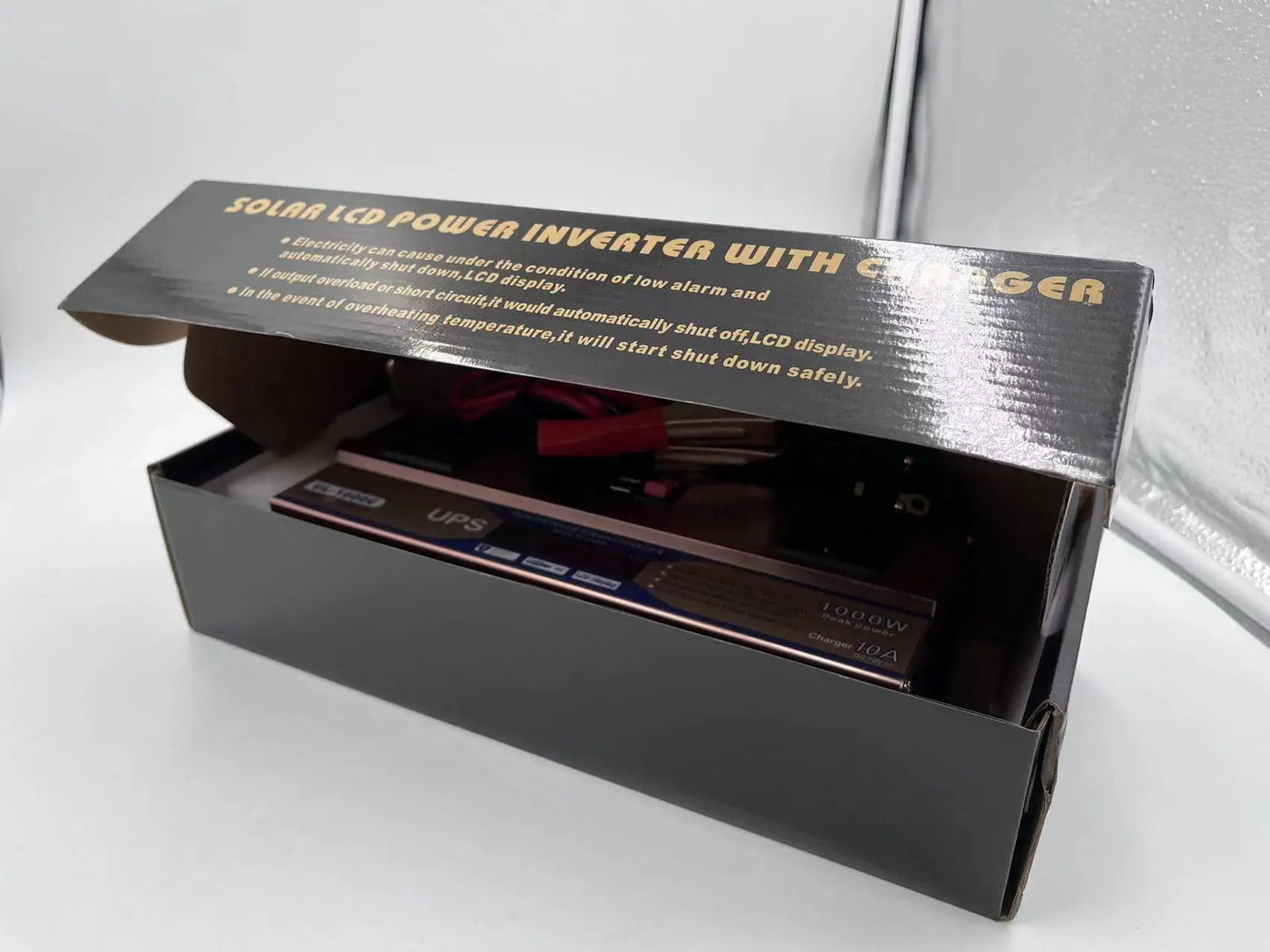 Convertisseur UPS, onduleur 2000W, fonction chargeur de batterie 12V