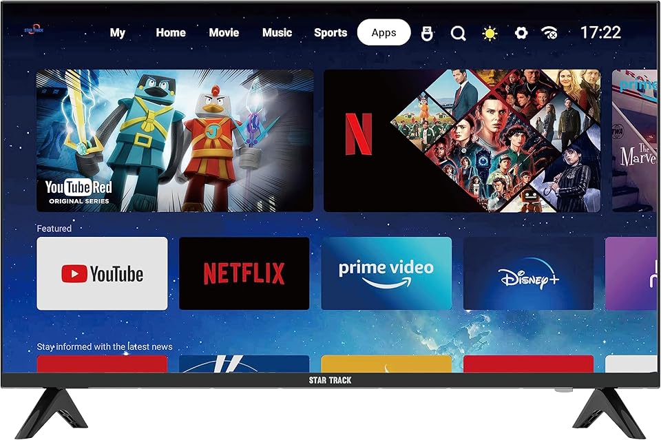 Téléviseur Smart 43 pouces - STAR TRACK