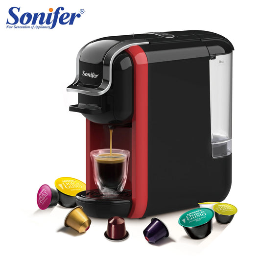 Machine à Café Sonifer SF-3547 - Multi 3 en 1 pour Capsules