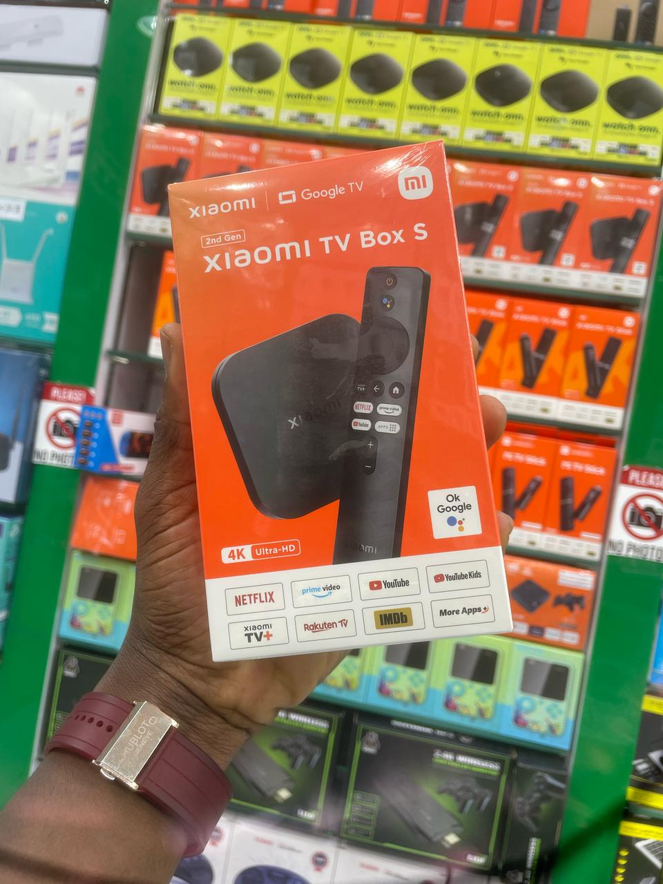 Xiaomi Mi TV Box S 2ème Génération 4k Ultra HD Android TV Streaming Lecteur Média - Bamako Gadgets