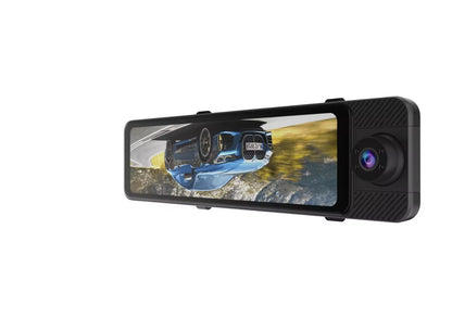 Rétroviseur intelligent 4K avec CarPlay, AirPlay &amp; Chromecast – Écran Tactile Full HD