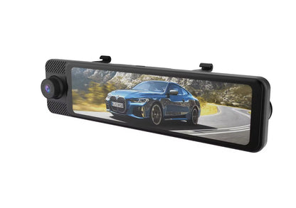 Rétroviseur intelligent 4K avec CarPlay, AirPlay &amp; Chromecast – Écran Tactile Full HD