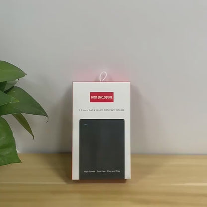 Boîtier de disque dur USB 2.5 pouces disque avec de câble intégré